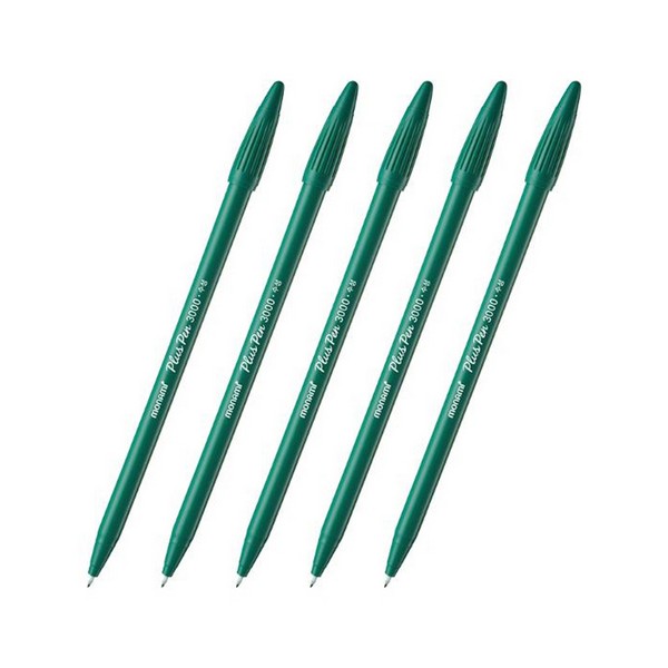 모나미 플러스펜(0.4mm 녹색/12EA/타)
